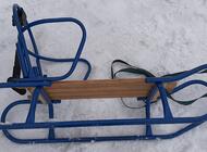 Grajewo ogłoszenia: Jest nareszcie prawdziwa zima więc mam prawie nowe metalowe sanki... - zdjęcie