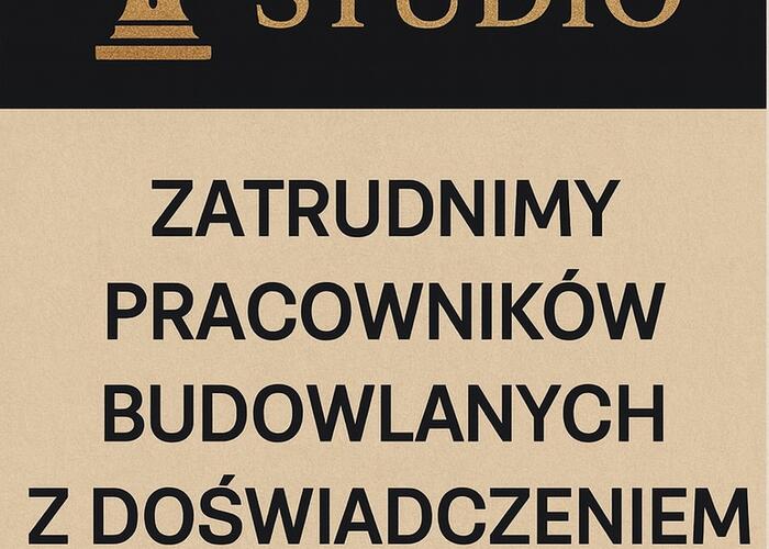 Grajewo ogłoszenia: Firma InfraStudio zatrudni pracowników budowlanych:
-malarz...